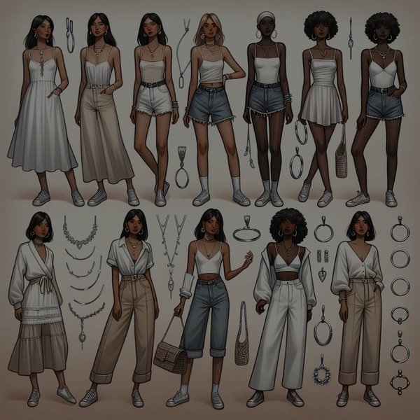 Quelle est la meilleure manière de porter des bijoux en argent massif avec des tenues d'été ?